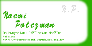 noemi polczman business card